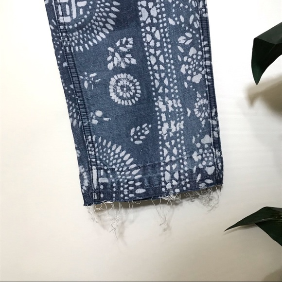 FREE PEOPLE Island Vibes Print Linen Trousers - Picture 7 of 10